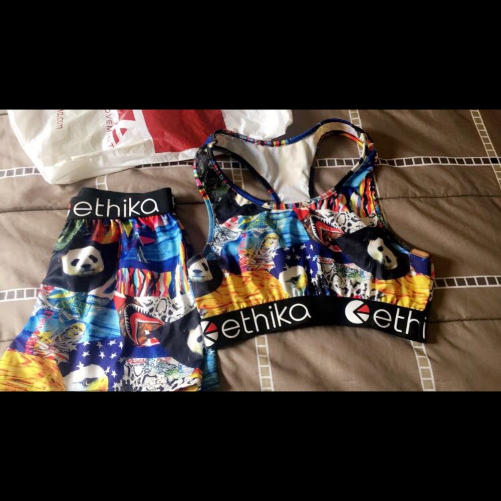 Ethika top an Shorts